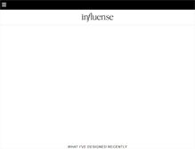 Tablet Screenshot of influense.co.uk